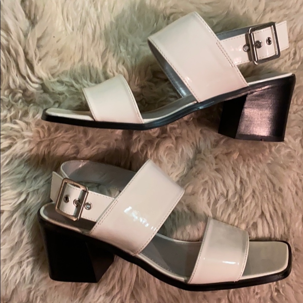 White Heeled Sandals